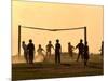 Children from the Toba Qom Ethnic Group Play Soccer During Indegenous Indian Day Celebration-null-Mounted Photographic Print