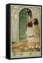 Children, Garden Door 20C-Jessie Willcox-Smith-Framed Stretched Canvas