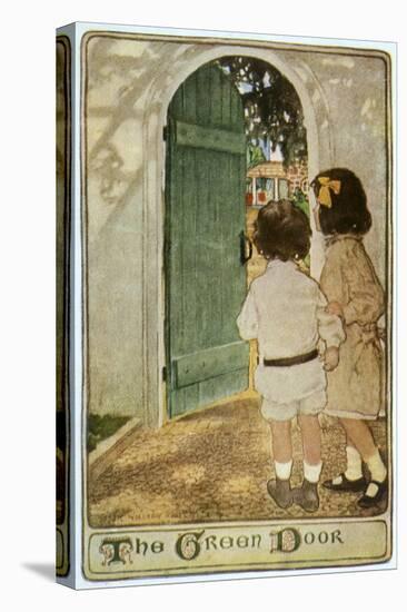 Children, Garden Door 20C-Jessie Willcox-Smith-Stretched Canvas