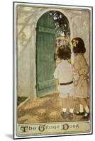 Children, Garden Door 20C-Jessie Willcox-Smith-Mounted Art Print