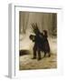 Children Gathering Wood in a Snowy Forest, 1883-Edouard Frere-Framed Giclee Print