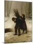 Children Gathering Wood in a Snowy Forest, 1883-Edouard Frere-Mounted Giclee Print