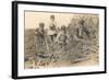 Children Harvesting Squash-null-Framed Art Print