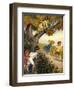 Children hiding in and behind a tree-Edwin Harris-Framed Giclee Print