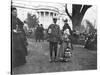 Children Holding Hands at White House Easter Egg Roll-Frances Benjamin Johnston-Stretched Canvas