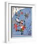 Children Ice Skating, 1935-Elizabeth Jones-Framed Giclee Print