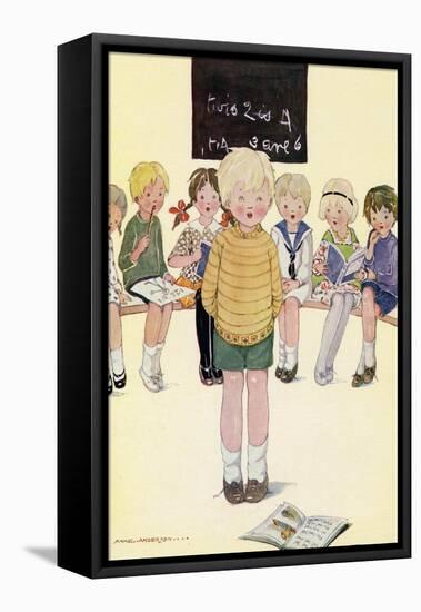 Children in a Classroom-Anne Anderson-Framed Stretched Canvas