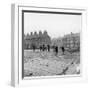 Children in a Deserted Liverpool Street Throw Bricks and Rubble-Henry Grant-Framed Photographic Print