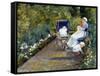 Children in a Garden (The Nurse)-Mary Cassatt-Framed Stretched Canvas