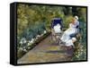 Children in a Garden (The Nurse)-Mary Cassatt-Framed Stretched Canvas