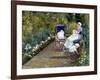 Children in a Garden (The Nurse)-Mary Cassatt-Framed Giclee Print