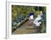 Children in a Garden (The Nurse)-Mary Cassatt-Framed Giclee Print