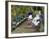 Children in a Garden (The Nurse)-Mary Cassatt-Framed Giclee Print