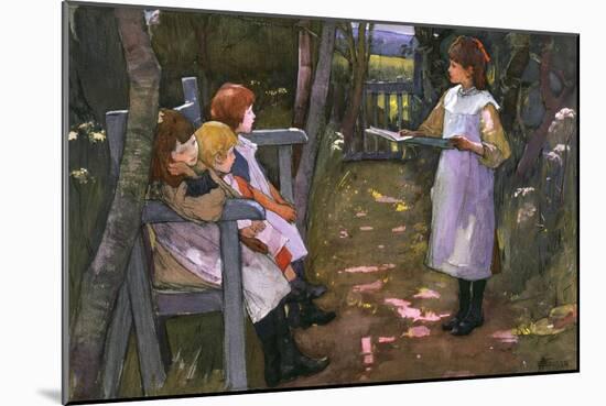 Children in a Garden-Elizabeth Adela Stanhope Forbes-Mounted Giclee Print