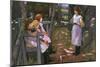 Children in a Garden-Elizabeth Adela Stanhope Forbes-Mounted Giclee Print