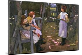 Children in a Garden-Elizabeth Adela Stanhope Forbes-Mounted Giclee Print