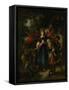 Children in a Wood-Narcisse Virgile Diaz de la Pena-Framed Stretched Canvas