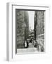 Children in an Alleyway, Upper Ground Place, Southwark, London, 1923-null-Framed Premium Photographic Print