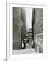 Children in an Alleyway, Upper Ground Place, Southwark, London, 1923-null-Framed Photographic Print