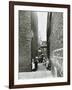 Children in an Alleyway, Upper Ground Place, Southwark, London, 1923-null-Framed Photographic Print