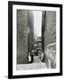 Children in an Alleyway, Upper Ground Place, Southwark, London, 1923-null-Framed Photographic Print