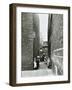 Children in an Alleyway, Upper Ground Place, Southwark, London, 1923-null-Framed Photographic Print