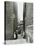 Children in an Alleyway, Upper Ground Place, Southwark, London, 1923-null-Stretched Canvas