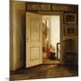 Children in an Interior-Carl Holsoe-Mounted Giclee Print