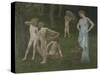 Children in an Orchard, C. 1886-1888-Pierre Cécil Puvis de Chavannes-Stretched Canvas