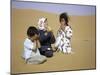 Children in Desert, Morocco-Michael Brown-Mounted Premium Photographic Print