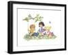 Children in May-MAKIKO-Framed Giclee Print