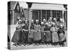 Children in National Costume, Marken, Netherlands, C1934-null-Stretched Canvas