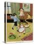 Children in Nursery 1905-null-Stretched Canvas