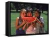 Children in Park Eating Watermelon-Mark Gibson-Framed Stretched Canvas