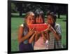 Children in Park Eating Watermelon-Mark Gibson-Framed Photographic Print