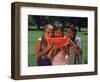 Children in Park Eating Watermelon-Mark Gibson-Framed Photographic Print