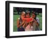 Children in Park Eating Watermelon-Mark Gibson-Framed Photographic Print