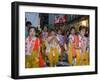 Children in Procession, Autumn Festival, Kawagoe, Saitama Prefecture, Japan-Christian Kober-Framed Photographic Print