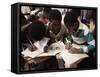 Children in School in Espungabera, Mamica Province, Mozambique, Africa-Liba Taylor-Framed Stretched Canvas