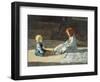 Children in Sun, Circa 1860-Cristiano Banti-Framed Giclee Print