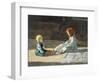 Children in Sun, Circa 1860-Cristiano Banti-Framed Giclee Print