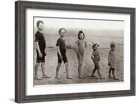 Children in Swimwear-null-Framed Photographic Print