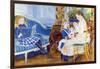 Children In The Afternoon In Wargemont-Pierre-Auguste Renoir-Framed Art Print