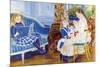Children In The Afternoon In Wargemont-Pierre-Auguste Renoir-Mounted Art Print