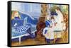 Children In The Afternoon In Wargemont-Pierre-Auguste Renoir-Framed Stretched Canvas