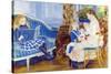 Children In The Afternoon In Wargemont-Pierre-Auguste Renoir-Stretched Canvas