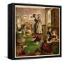 Children in the Nursery-null-Framed Stretched Canvas