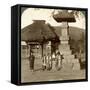 Children in the Playground of a Village School, Japan, 1904-Underwood & Underwood-Framed Stretched Canvas