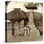 Children in the Playground of a Village School, Japan, 1904-Underwood & Underwood-Stretched Canvas