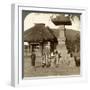 Children in the Playground of a Village School, Japan, 1904-Underwood & Underwood-Framed Photographic Print